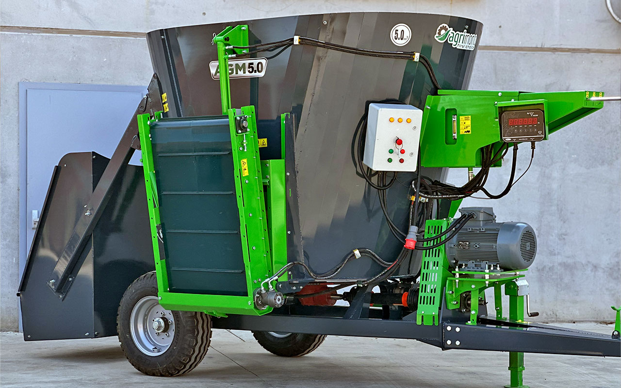 Angehängter elektrischer Futtermischwagen mit Spezialdesign